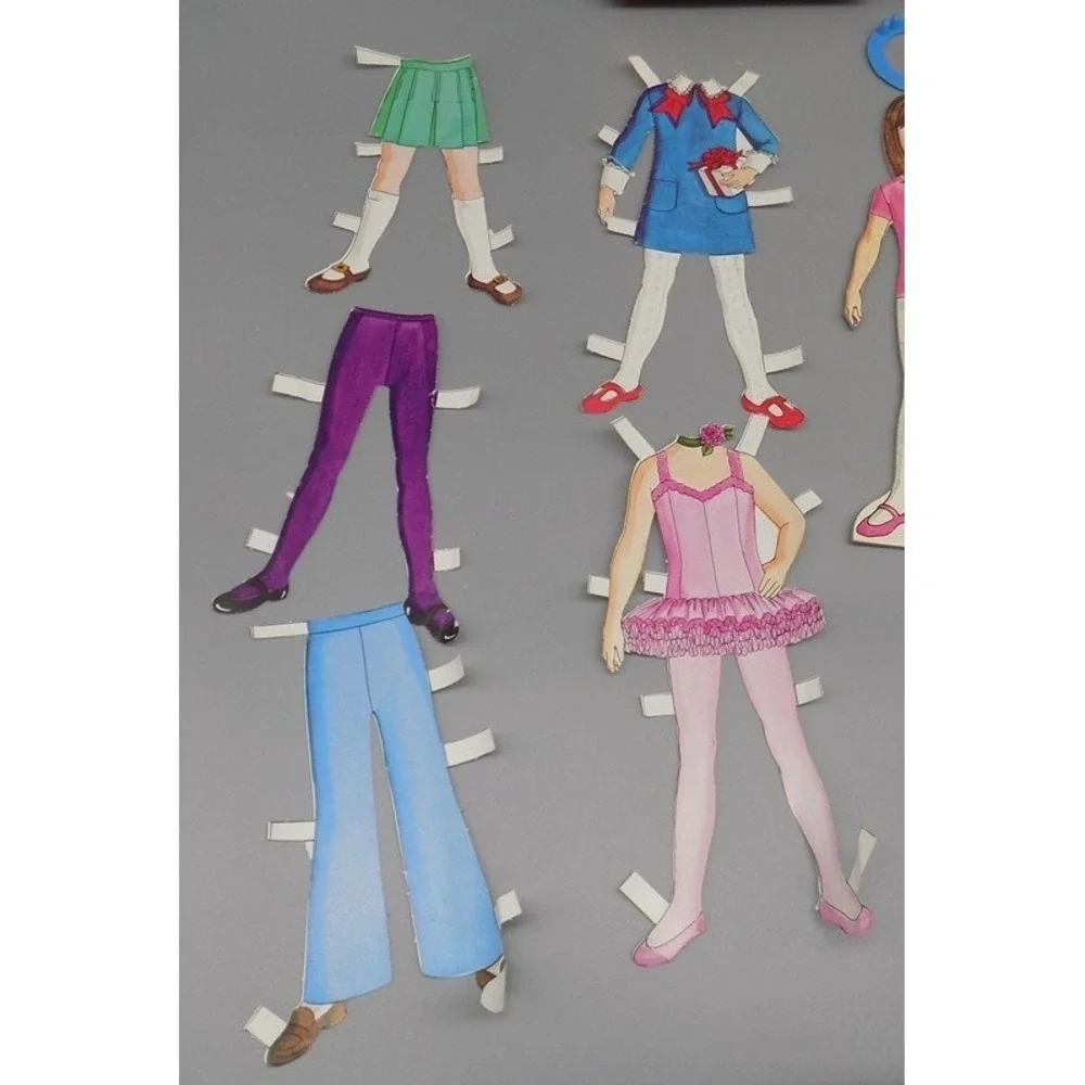 Orig Betsy McCall 1971 Paper Dolls with Nice Box 99% Complete Whitman Vintage